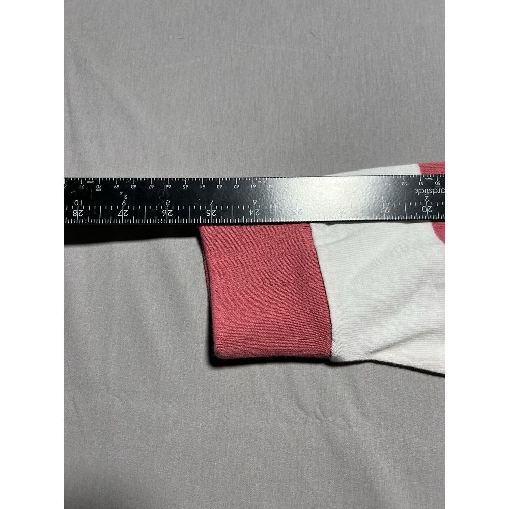 Polo Ralph Lauren Men's Striped Jersey Hooded Rugby Shirt Hoodie Red Size S - Picture 11 of 11